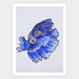 Ralphi, Betta Fish Digital Enhanced Sticker